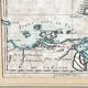 Carte aquarellée des Antilles - Gravure de 1785