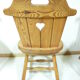 Lot of 4 1970 cottage style pine chairs