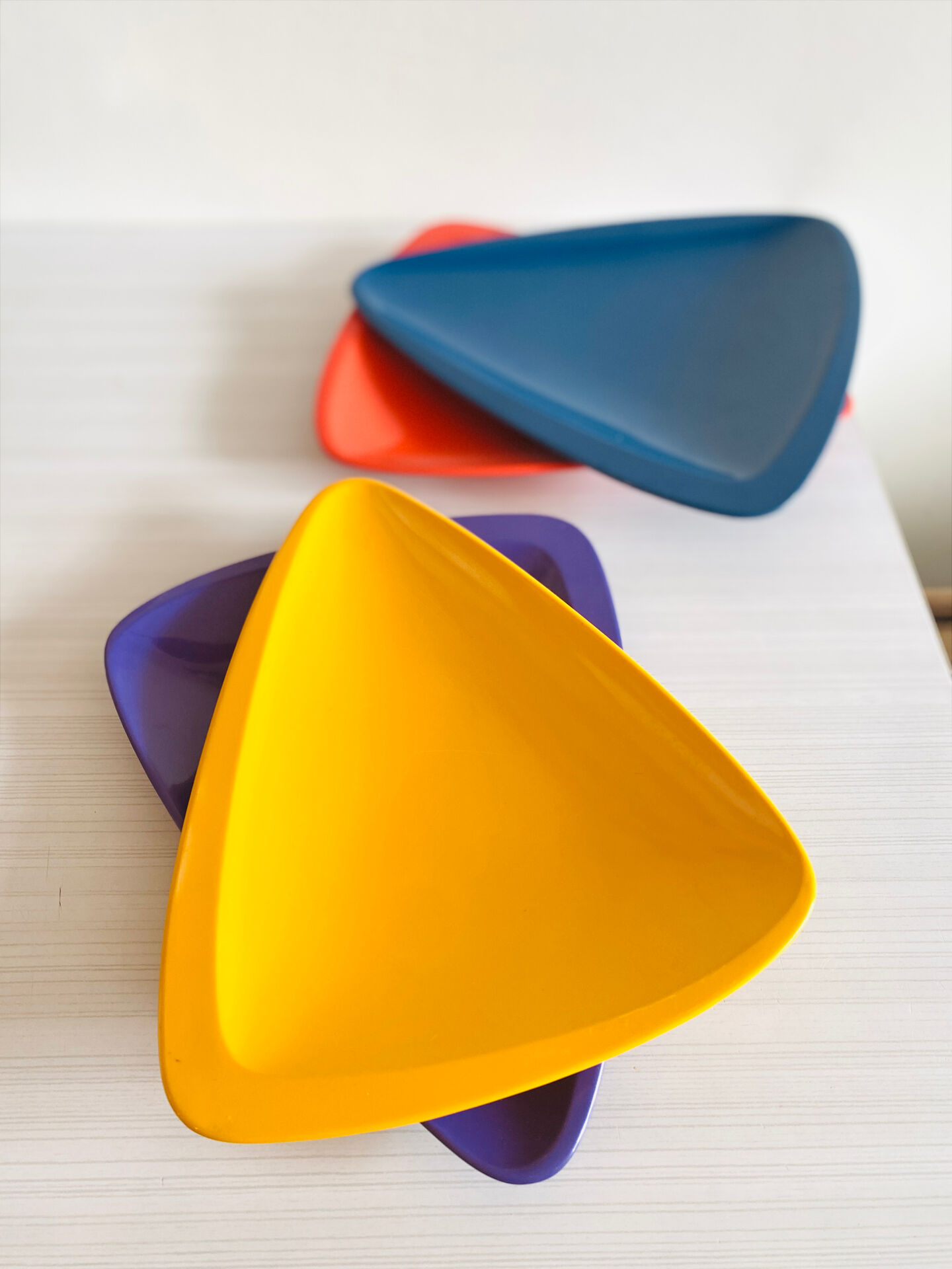 4 assiettes Mepal Service by Rosti design Bent Severin Danemark 70