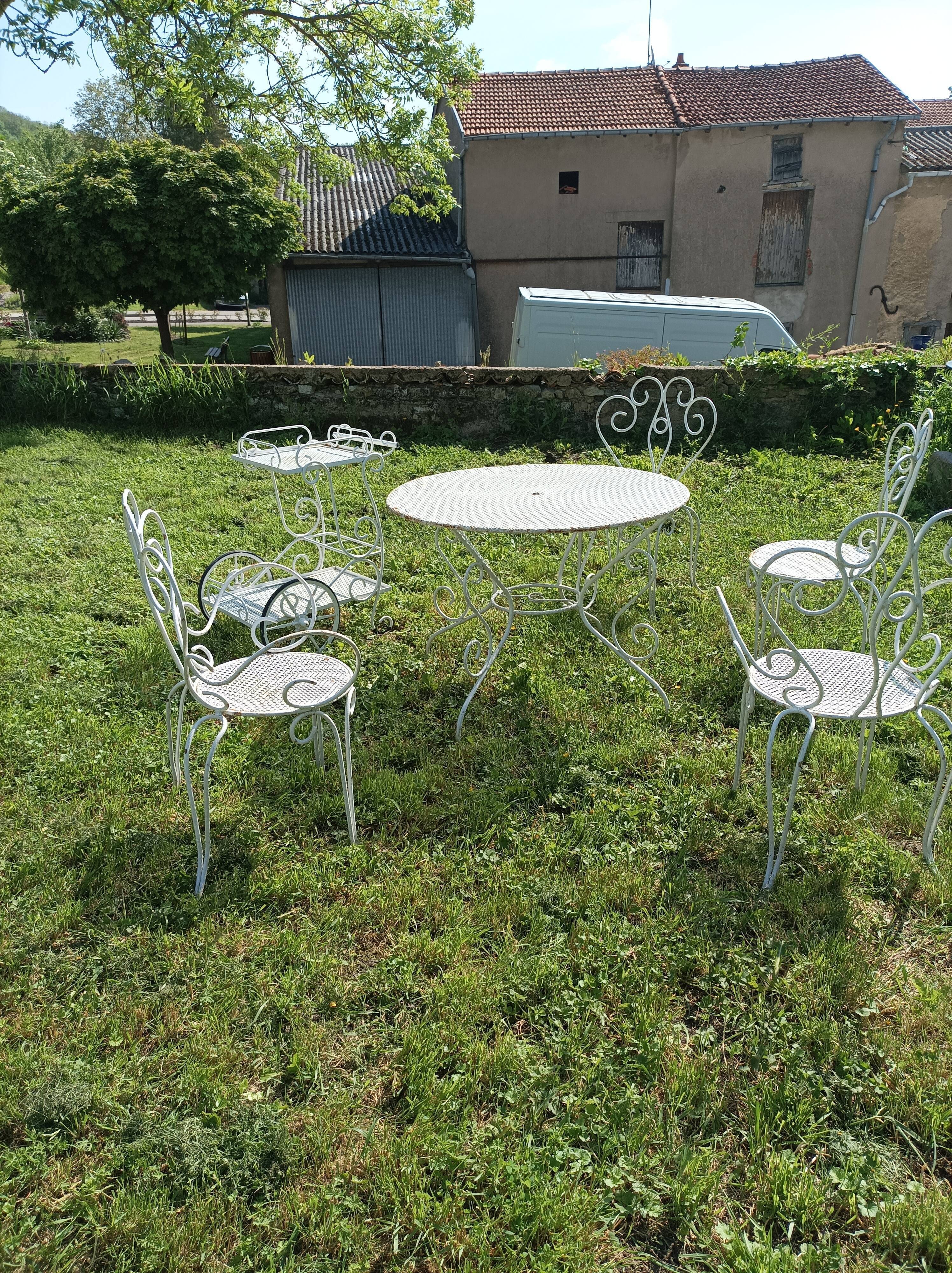 Vintage garden furniture 6 pieces