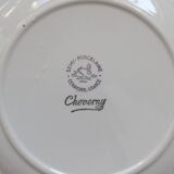 6 vintage Céranord France “Cheverny” dessert plates - Floral pattern