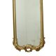 Miroir ancien français doré de style baroque du XIXe siècle 148 cm