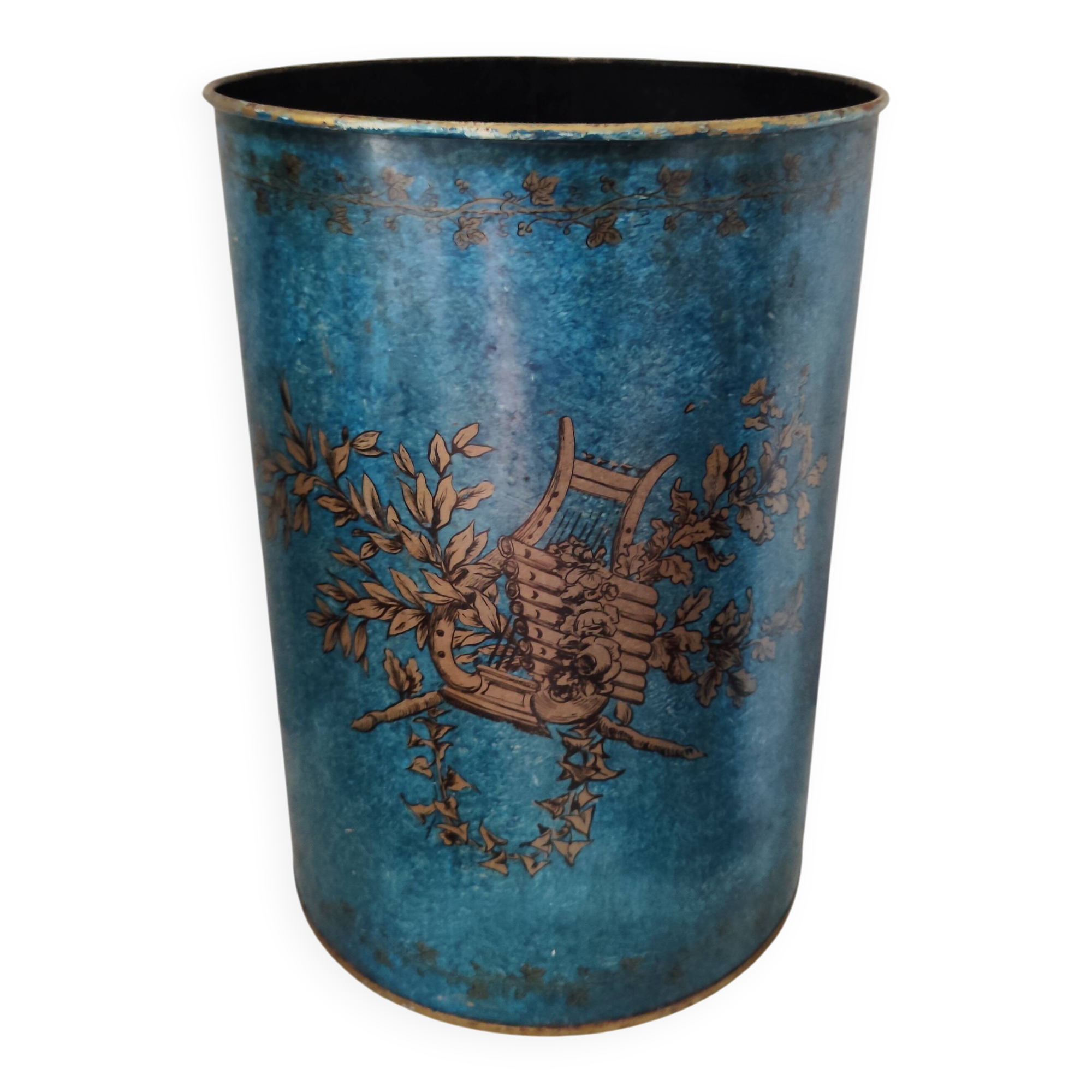 Paper bin metal Italy 1960s