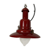 Suspension uccello rouge style lampe pecheur