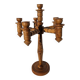 Large turned wooden candlestick