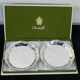 Pair of coasters / cup christofle model spatours in box nº2