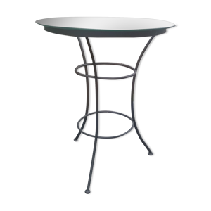 table d'appoint plateau verre