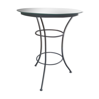 table d'appoint plateau verre