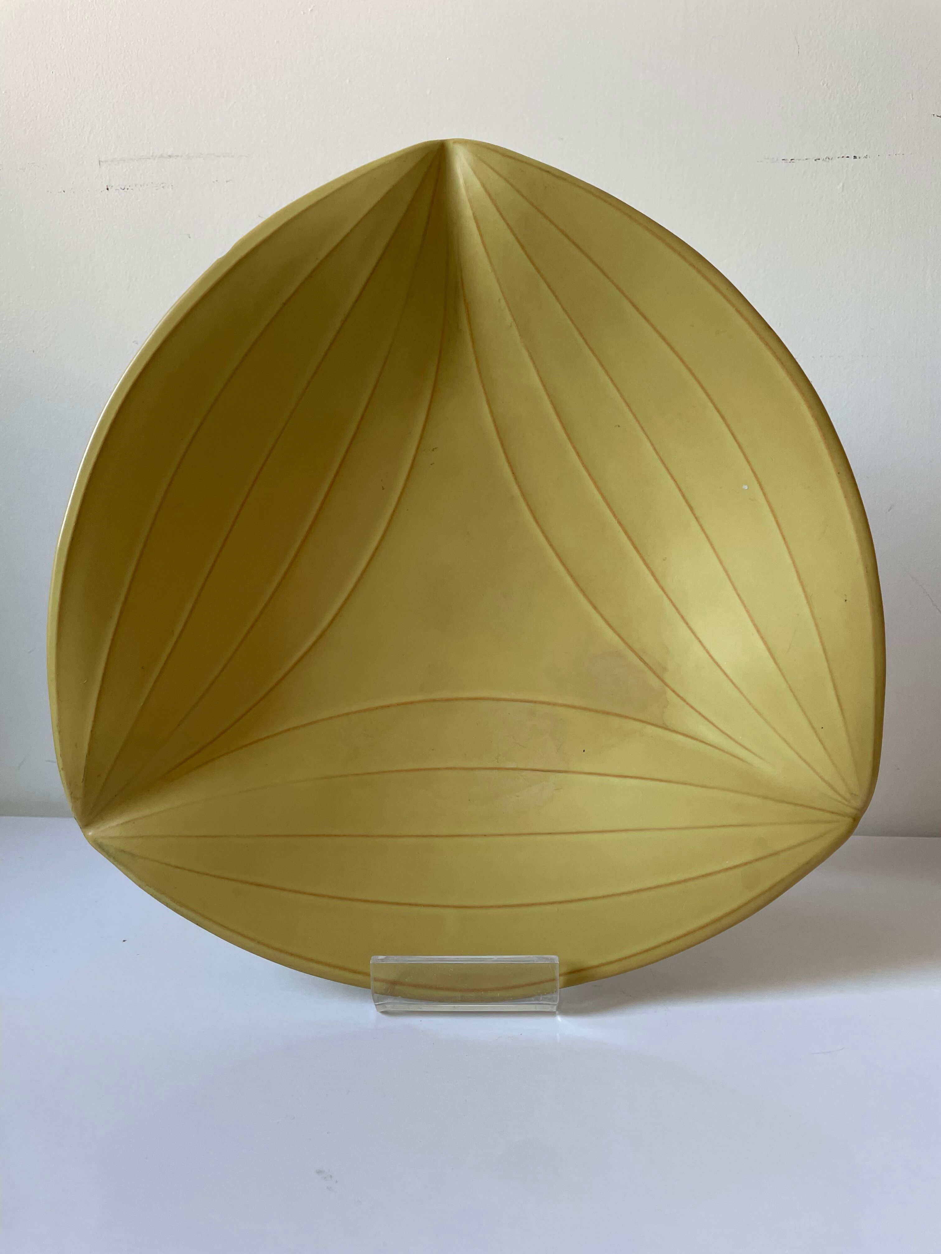 Danish 1950 Glazed Ceramic Decorative Bowl