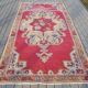 Vintage Turkish handmade rug 143x273 cm