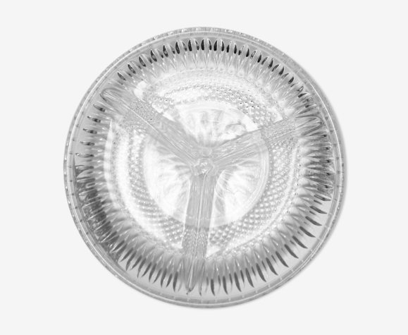 Chiseled glass cup
