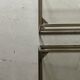 Vintage metal and glass bedside / side table, circa 1970 design