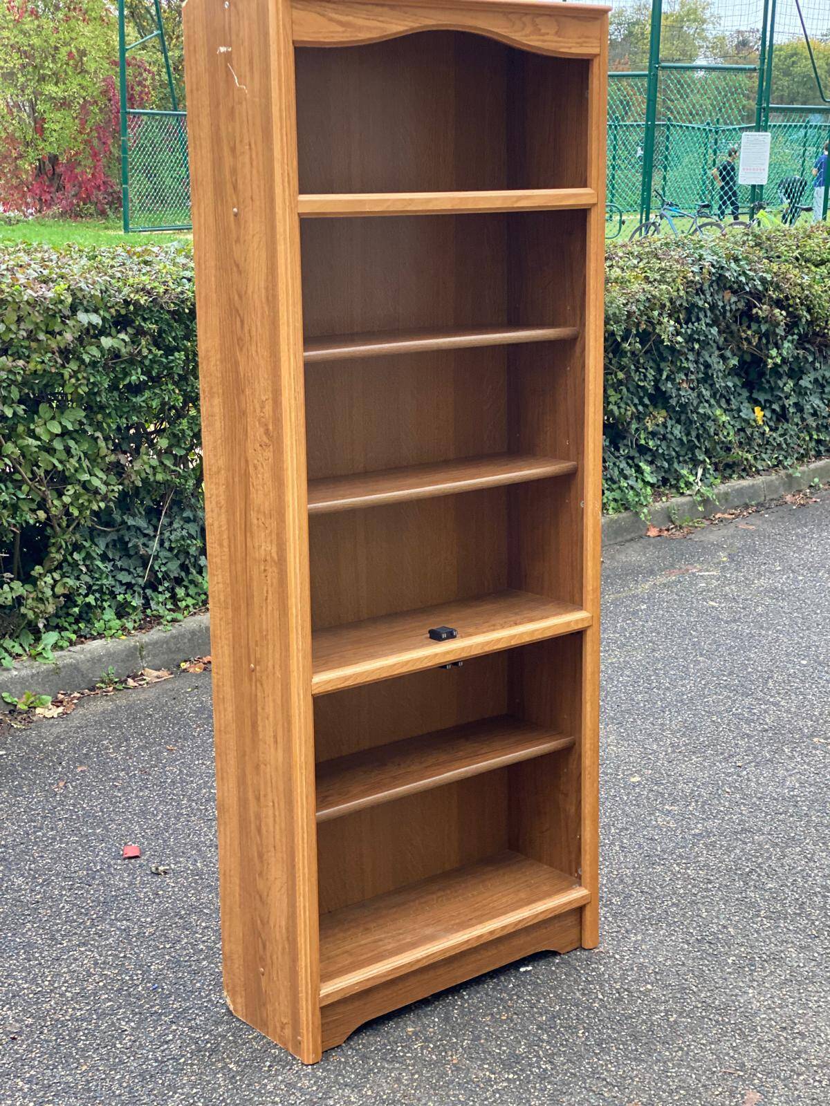 Vintage wooden shelf bookcase 80cm