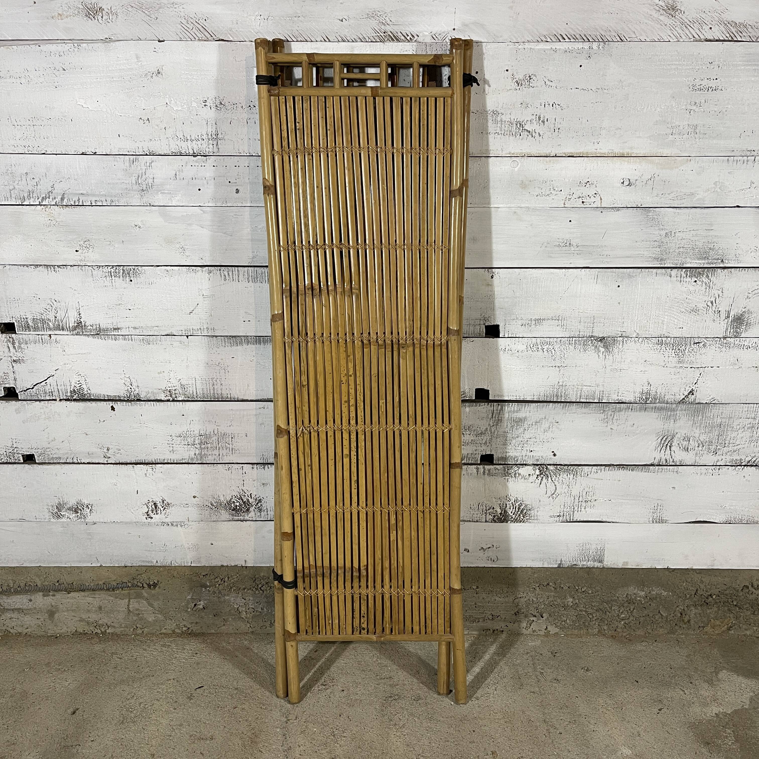 Vintage bamboo screen