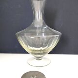 Two glass carafes