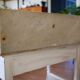 Wood dressing table and marble