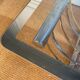 Gold and chrome metal coffee table, Belgo Chrom, 1970s