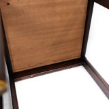 Set of nesting tables in dark wood of Danish design from the 1960s