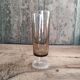 Vintage French champagne glass from Luminarc, in smoked grey