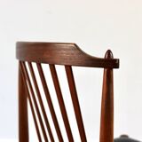 Set of 4 vintage Scandinavian teak Breox chairs, 1960