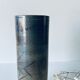 Signed ceramic tubular vase