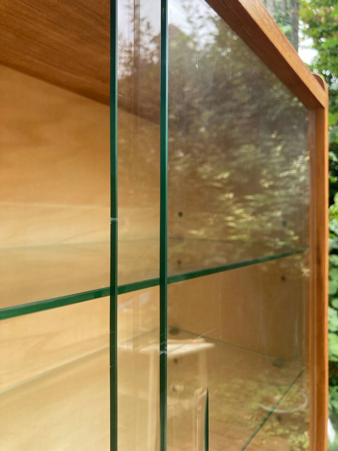 Vintage glass shelf