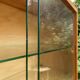 Vintage glass shelf
