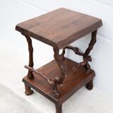 Vines and vintage wood table