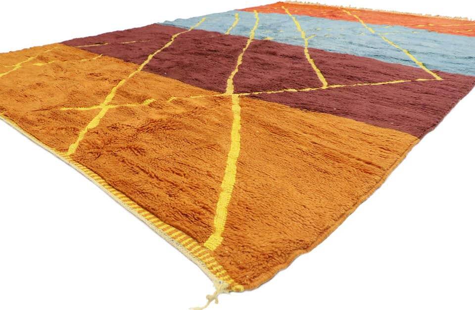 Moroccan wool beni mrirt rug 250cmx150cm