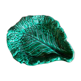 Small ceramic cabbage leaf dish