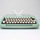 Green Smith Corona typewriter