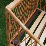 Rattan bed