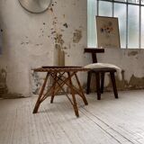 Table basse rotin « soleil »