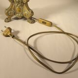 Bronze candlestick lamp