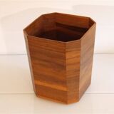 Danish teak wastepaper basket 1960