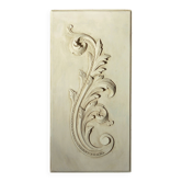Bas-relief acanthus leaf