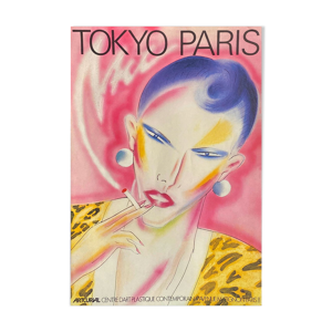 Affiche Ikki Shimoda Tokyo Paris