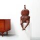 Yves Rhayé, XL Biomorphic Terracotta Sculpture