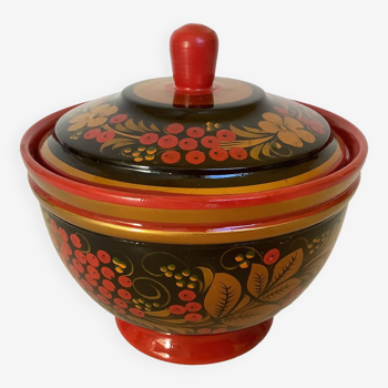 Russian khokhloma pot box