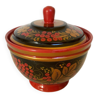 Russian khokhloma pot box