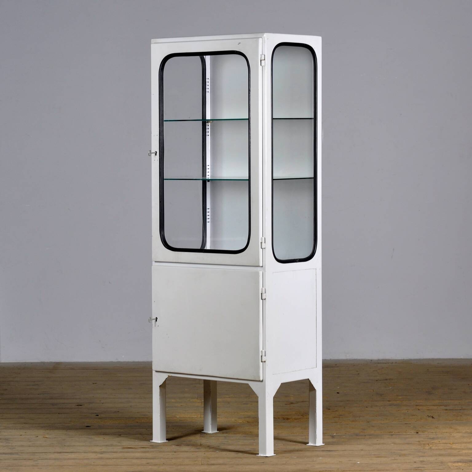 Vintage Iron Medical Cabinet, 1970’s