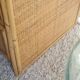 Commode en rotin années 70 vintage