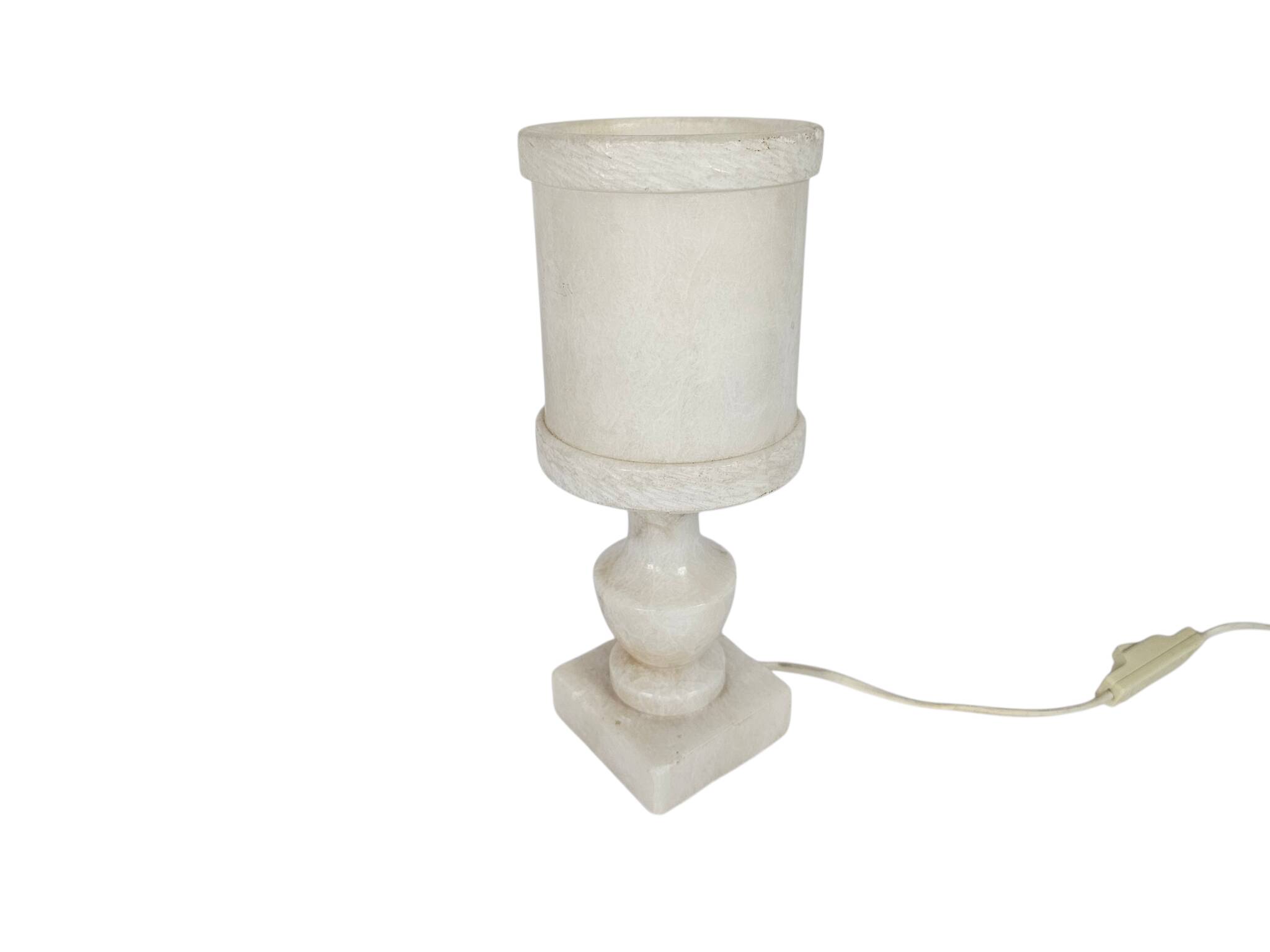 Pegasan - Alabaster - natural stone - table lamp - Spain - 1970