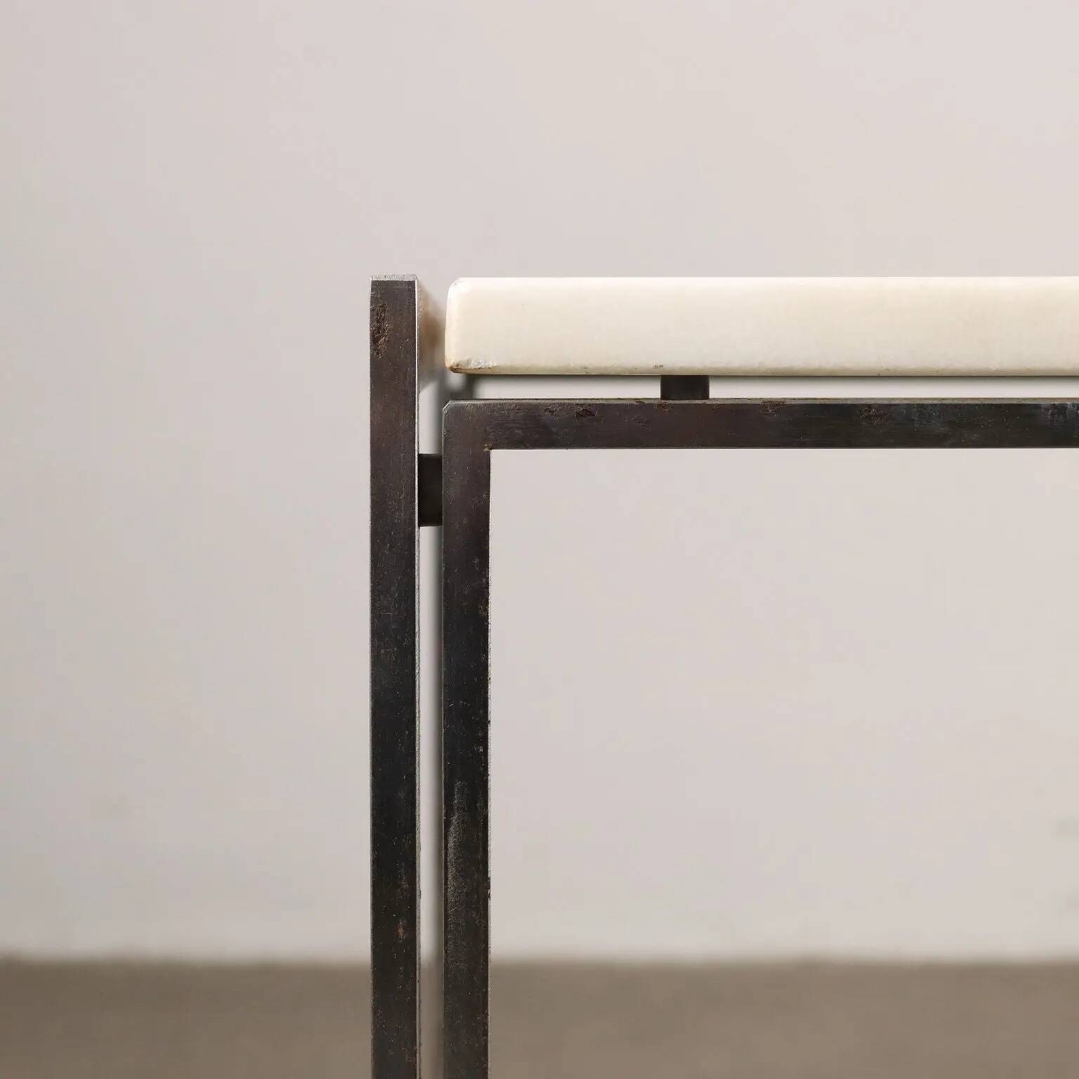 1960s vintage table by Ross Littel for ICF Steel Italy