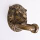 Gilded Bronze Lions head Door Knocker . Early 20th Century Hollan