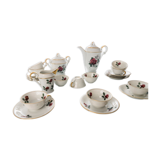 Coffee service porcelain diamond