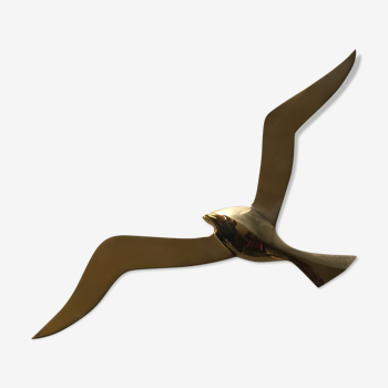 Bird in brass 50 cm