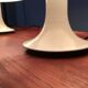 Mid-century German mushroom table lamp from the Space Age, by Kontakt-Werkstätten / Staff, 1960s, set of 2.