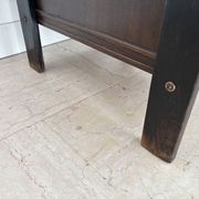 Giuseppe Pagano Pogatschnig Italian Dark Wood Desk for Gino Maggioni, 1940s