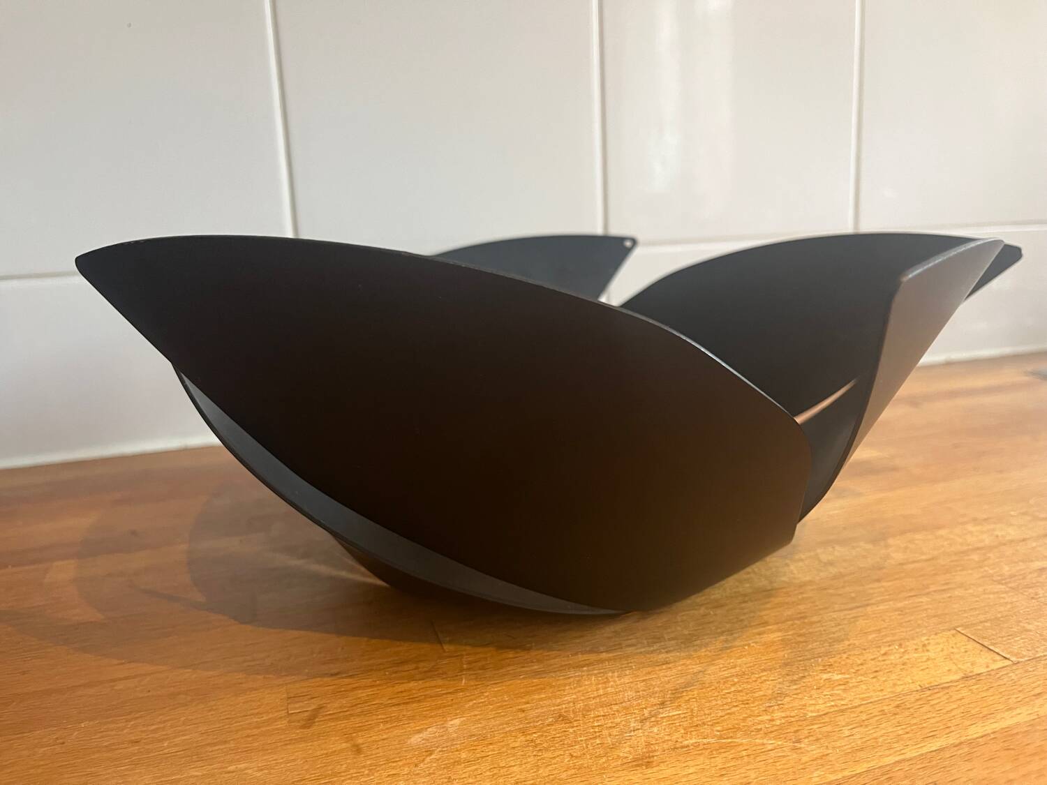 Alessi Twist Again fruit bowl by Odile Decq, Italian design.